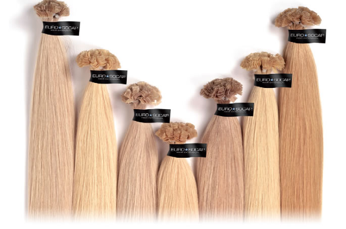 hair extensions outside of package